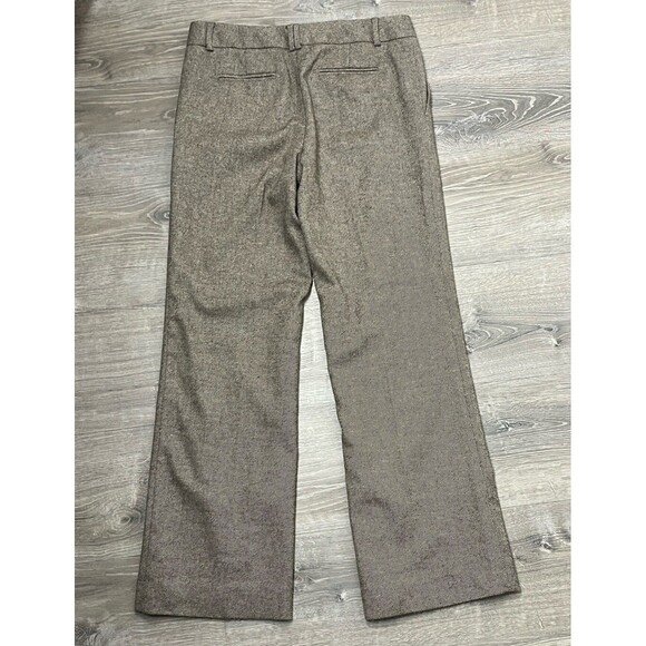 Banana Republic Pants Wide Leg Dress Slacks Martin Fit Tweed Wool Blend Women 10 - Picture 2 of 6